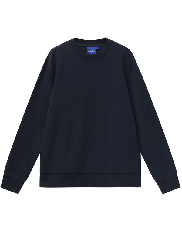 Unisex Airlayered CVC Crew Neck Sweater [53-FL05]