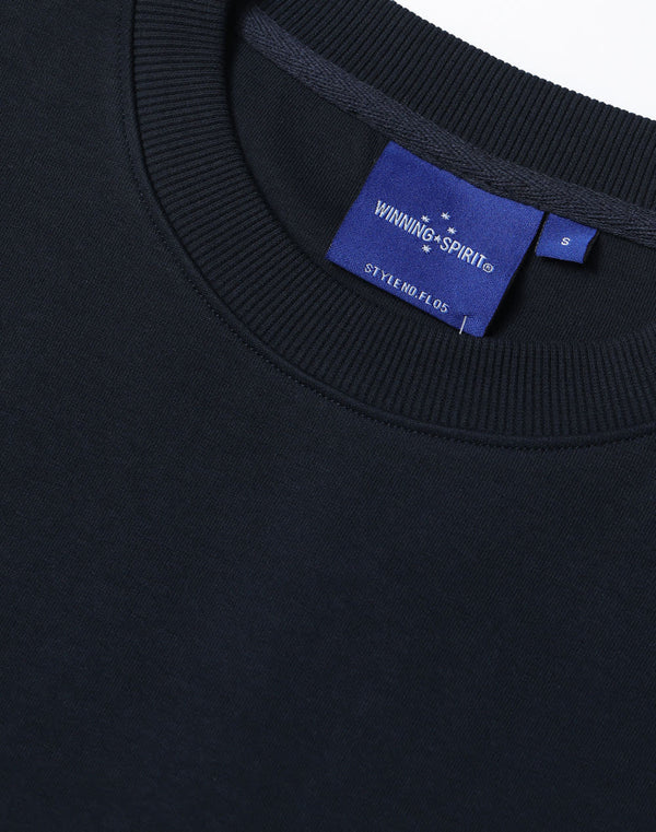 Unisex Airlayered CVC Crew Neck Sweater [53-FL05]
