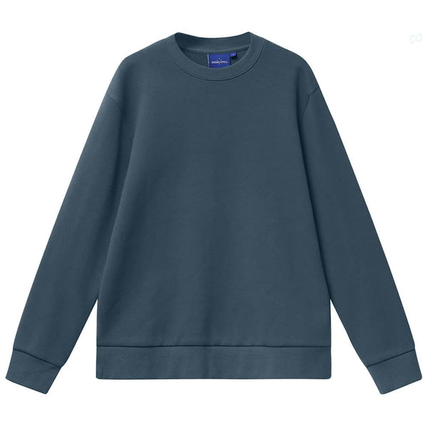 Unisex Airlayered CVC Crew Neck Sweater [53-FL05]