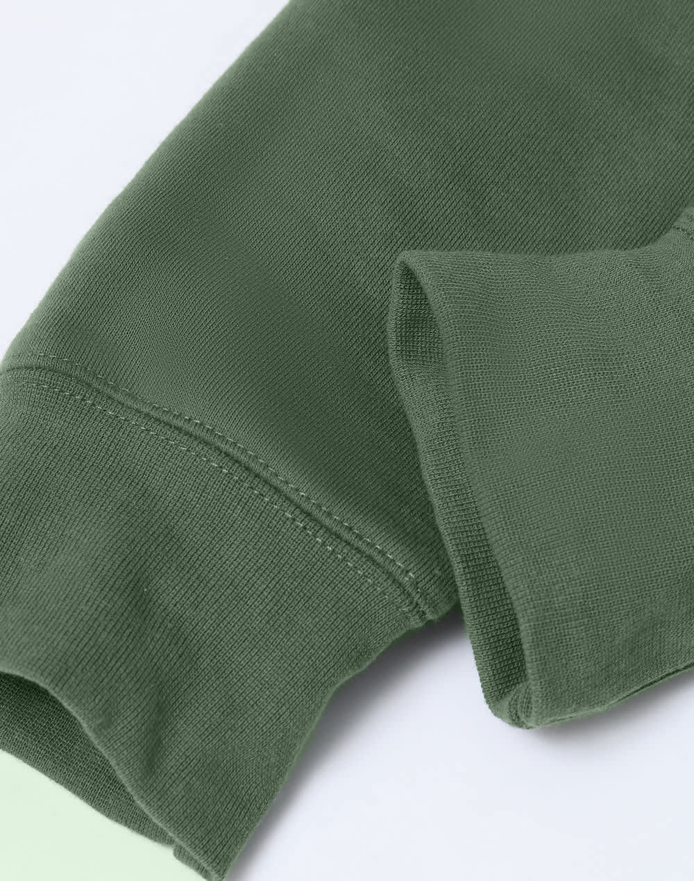 Adults Close Front  Contrast Fleecy Hoodie [53-FL09]