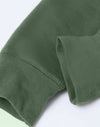 Adults Close Front  Contrast Fleecy Hoodie [53-FL09]