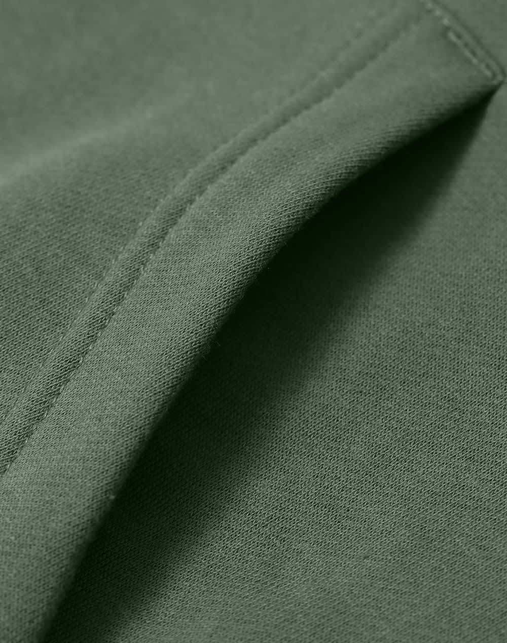 Adults Close Front  Contrast Fleecy Hoodie [53-FL09]