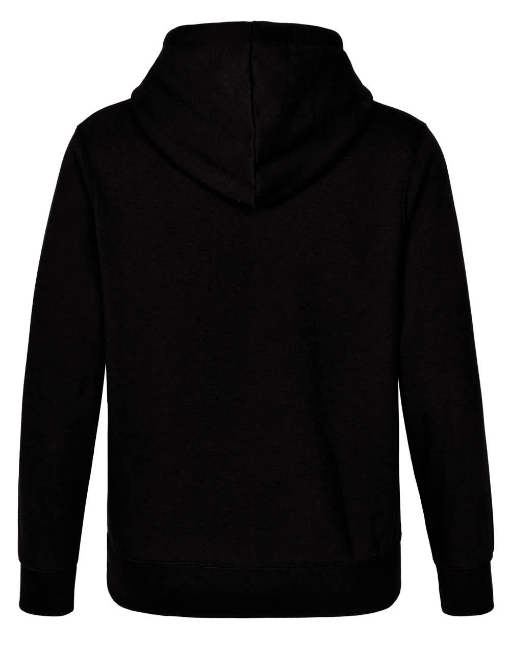 Kids Close Front  Contrast Fleecy Hoodie [53-FL09K]
