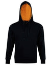 Adults Close Front  Contrast Fleecy Hoodie [53-FL09]