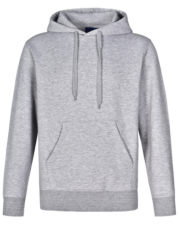 Adults Close Front  Contrast Fleecy Hoodie [53-FL09]