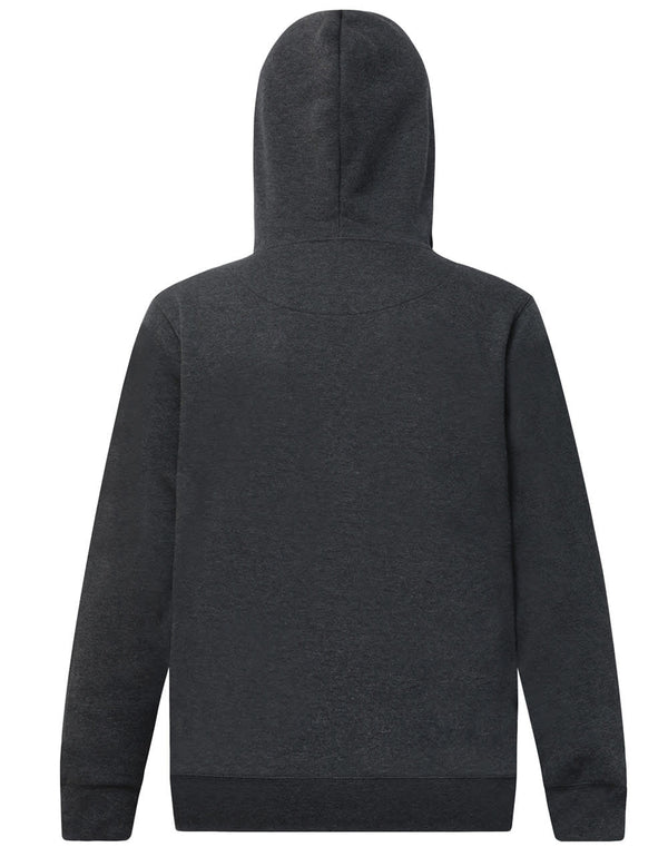 Adults Close Front  Contrast Fleecy Hoodie [53-FL09]
