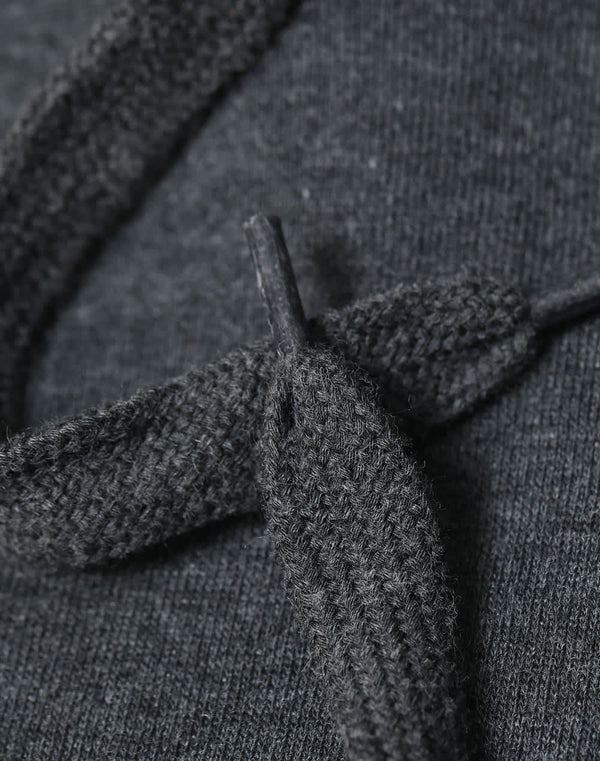Adults Close Front  Contrast Fleecy Hoodie [53-FL09]