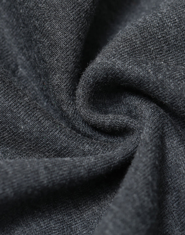 Adults Close Front  Contrast Fleecy Hoodie [53-FL09]