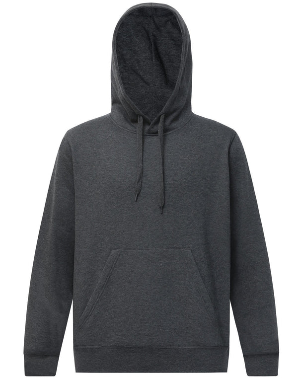 Adults Close Front  Contrast Fleecy Hoodie [53-FL09]