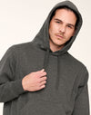 Adults Close Front  Contrast Fleecy Hoodie [53-FL09]