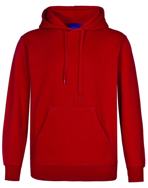 Adults Close Front  Contrast Fleecy Hoodie [53-FL09]