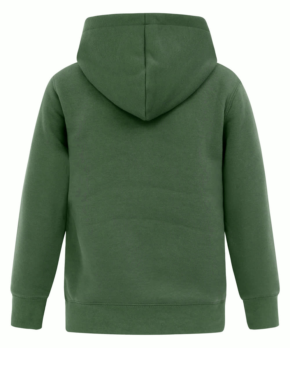 Kids Close Front  Contrast Fleecy Hoodie [53-FL09K]