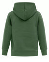 Kids Close Front  Contrast Fleecy Hoodie [53-FL09K]