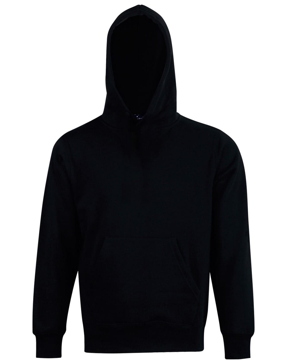 Kids Close Front  Contrast Fleecy Hoodie [53-FL09K]