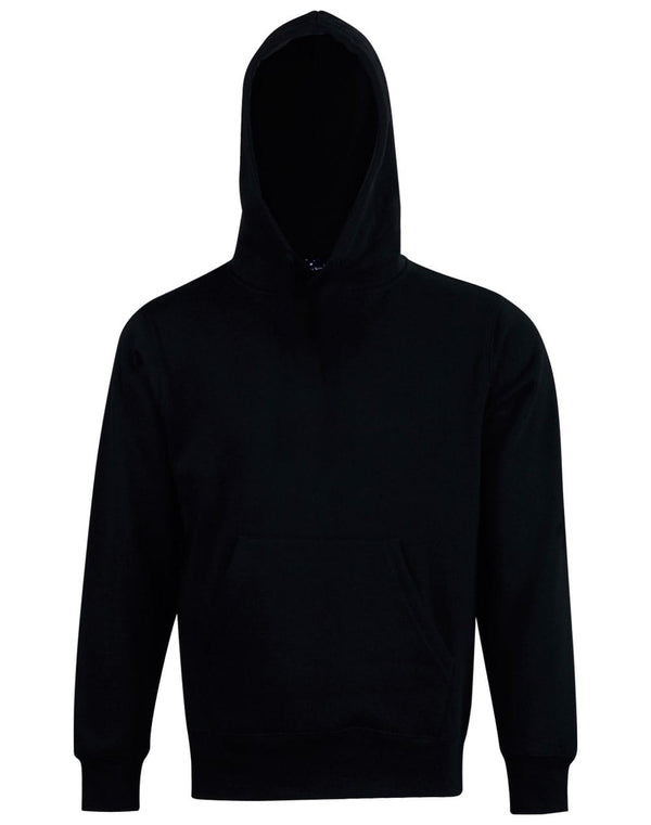 Kids Close Front  Contrast Fleecy Hoodie [53-FL09K]