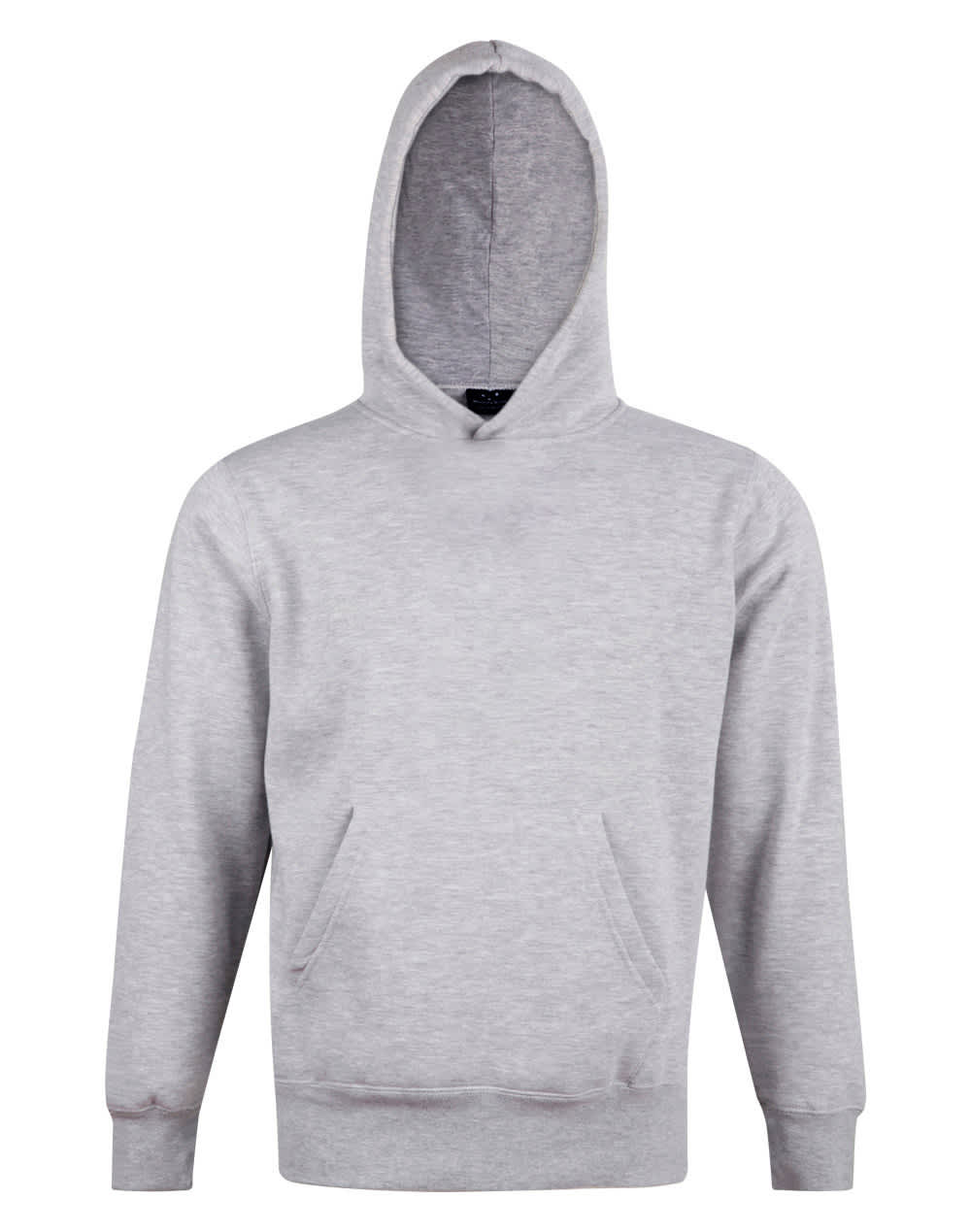 Kids Close Front  Contrast Fleecy Hoodie [53-FL09K]