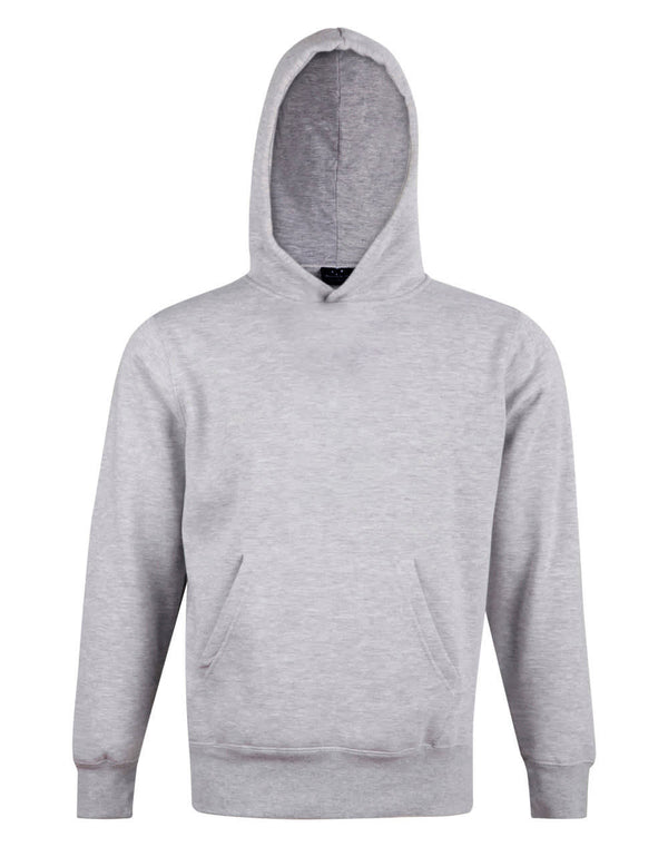 Kids Close Front  Contrast Fleecy Hoodie [53-FL09K]