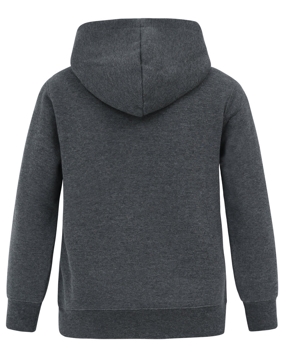 Kids Close Front  Contrast Fleecy Hoodie [53-FL09K]
