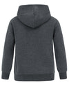 Kids Close Front  Contrast Fleecy Hoodie [53-FL09K]