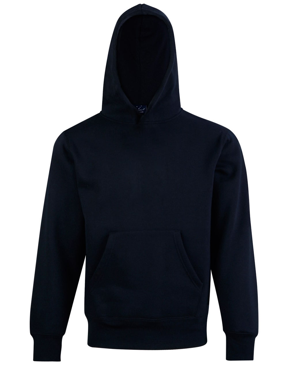 Kids Close Front  Contrast Fleecy Hoodie [53-FL09K]