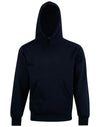 Kids Close Front  Contrast Fleecy Hoodie [53-FL09K]