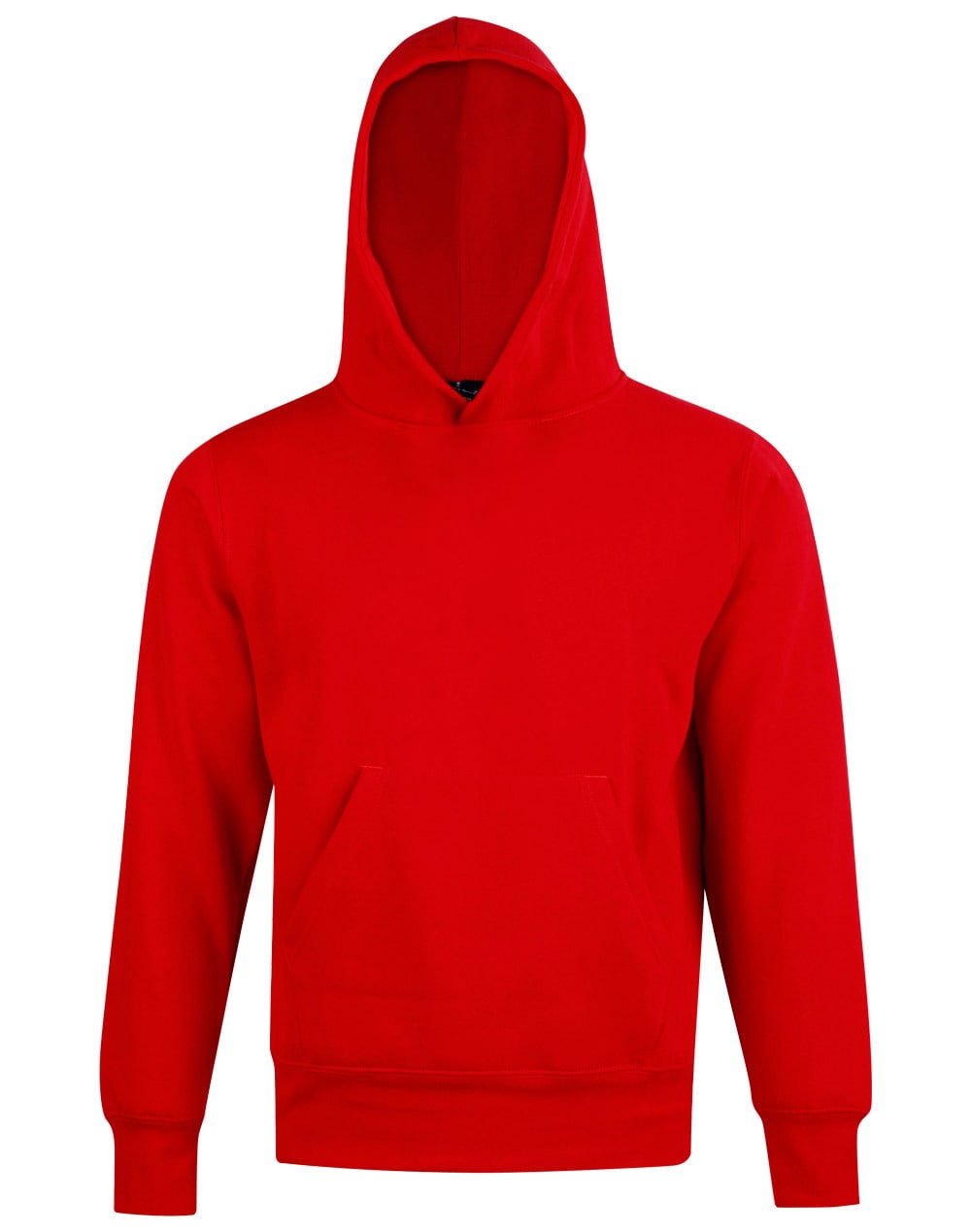 Kids Close Front  Contrast Fleecy Hoodie [53-FL09K]