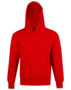 Kids Close Front  Contrast Fleecy Hoodie [53-FL09K]