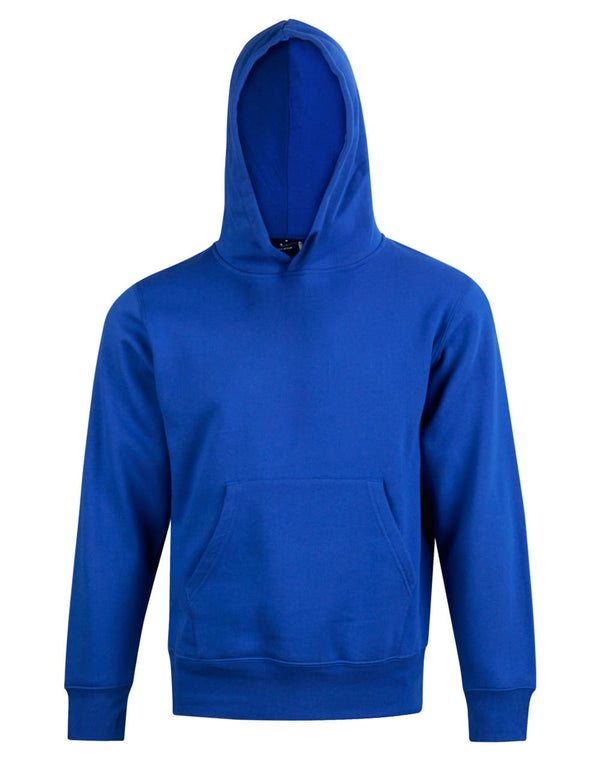 Kids Close Front  Contrast Fleecy Hoodie [53-FL09K]