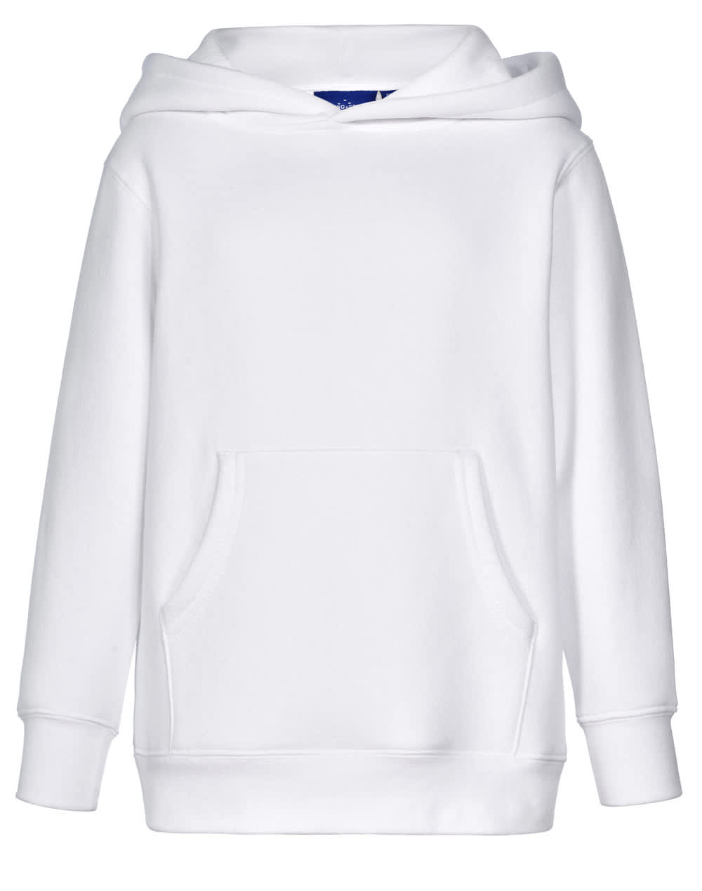 Kids Close Front  Contrast Fleecy Hoodie [53-FL09K]