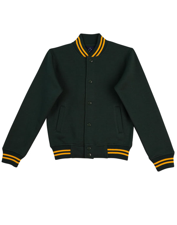 Adults Fleece Varsity Jacket [53-FL11]