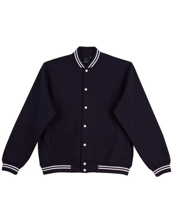 Adults Fleece Varsity Jacket [53-FL11]