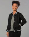 Kids Fleece Varsity Jacket [53-FL11K]