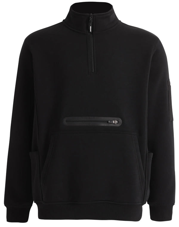 Unisex Premium Fleece Half Zip Work Sweat [53-FL15]