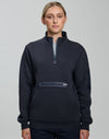 Unisex Premium Fleece Half Zip Work Sweat [53-FL15]
