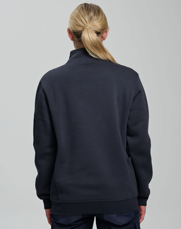 Unisex Premium Fleece Half Zip Work Sweat [53-FL15]
