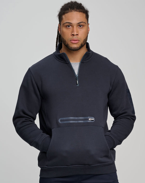 Unisex Premium Fleece Half Zip Work Sweat [53-FL15]