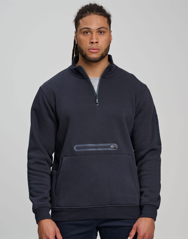 Unisex Premium Fleece Half Zip Work Sweat [53-FL15]