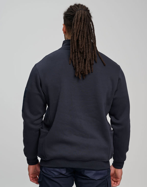 Unisex Premium Fleece Half Zip Work Sweat [53-FL15]