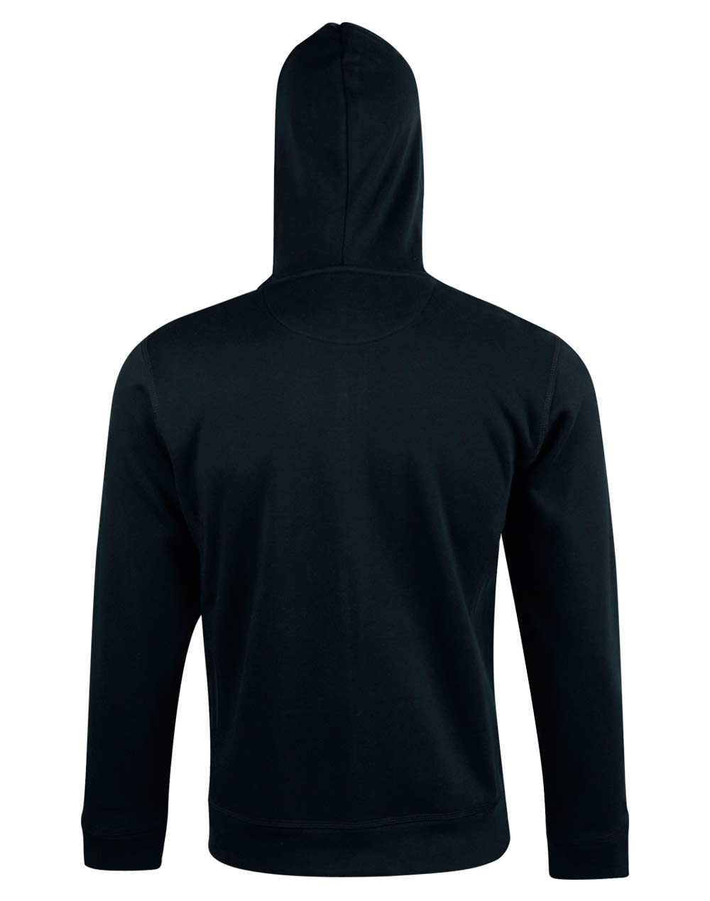 Mens Full Zip Contrast Fleece Hoodie [53-FL17]