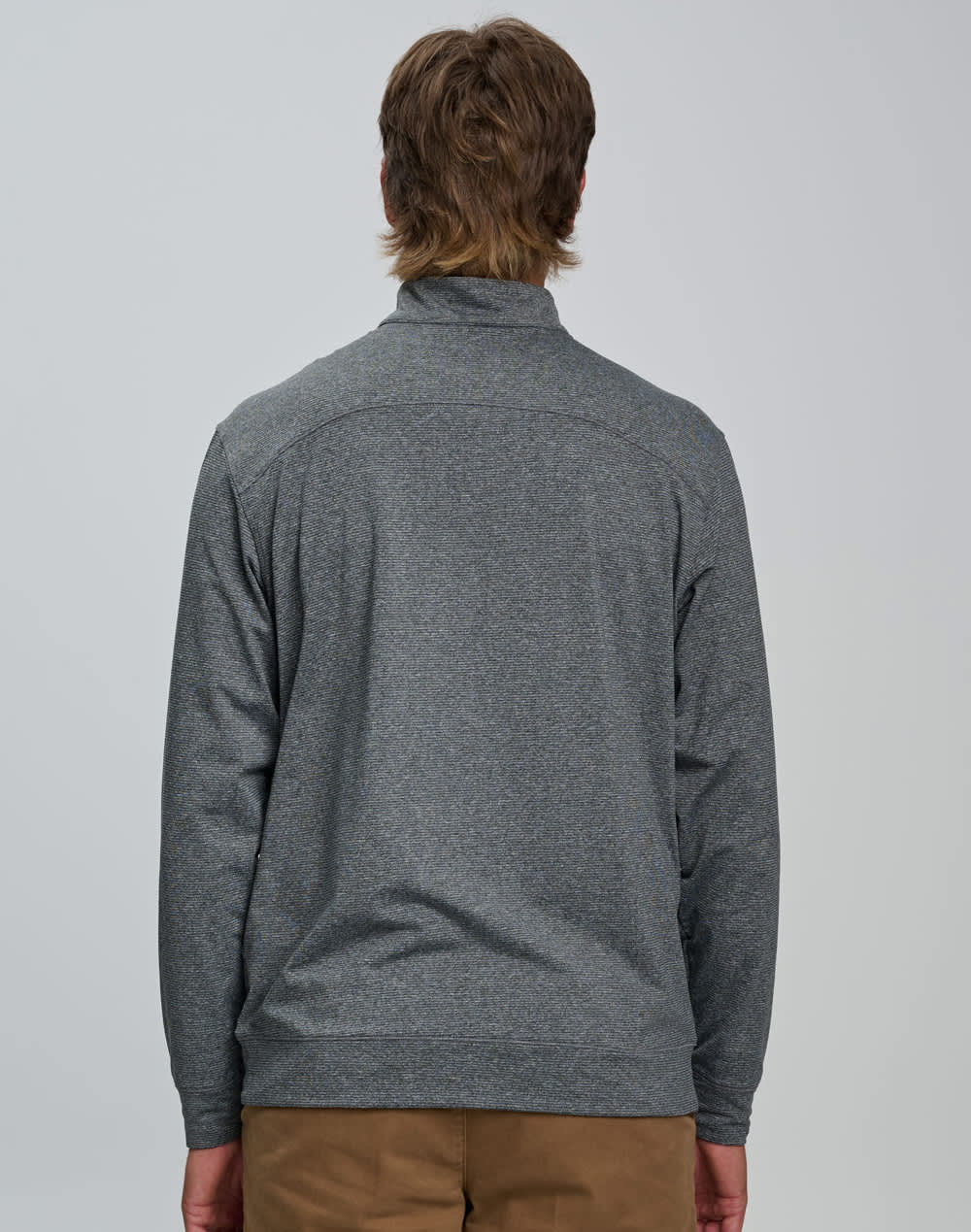 Mens Half Zip L/S Sweat Top [53-FL25]