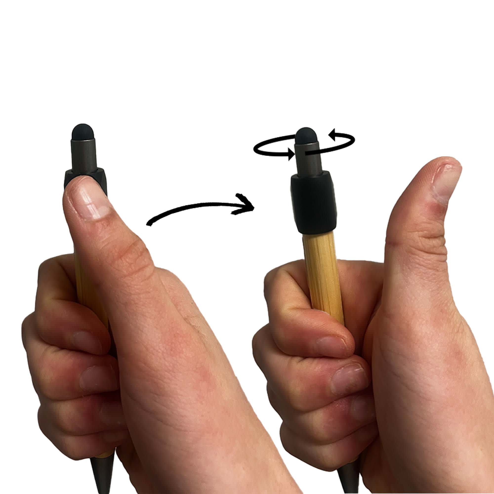 Fidget Spinner Bamboo Stylus Pen [19-FSP001]