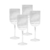 Ivy Ribbed Wine Glasses [11-G102]