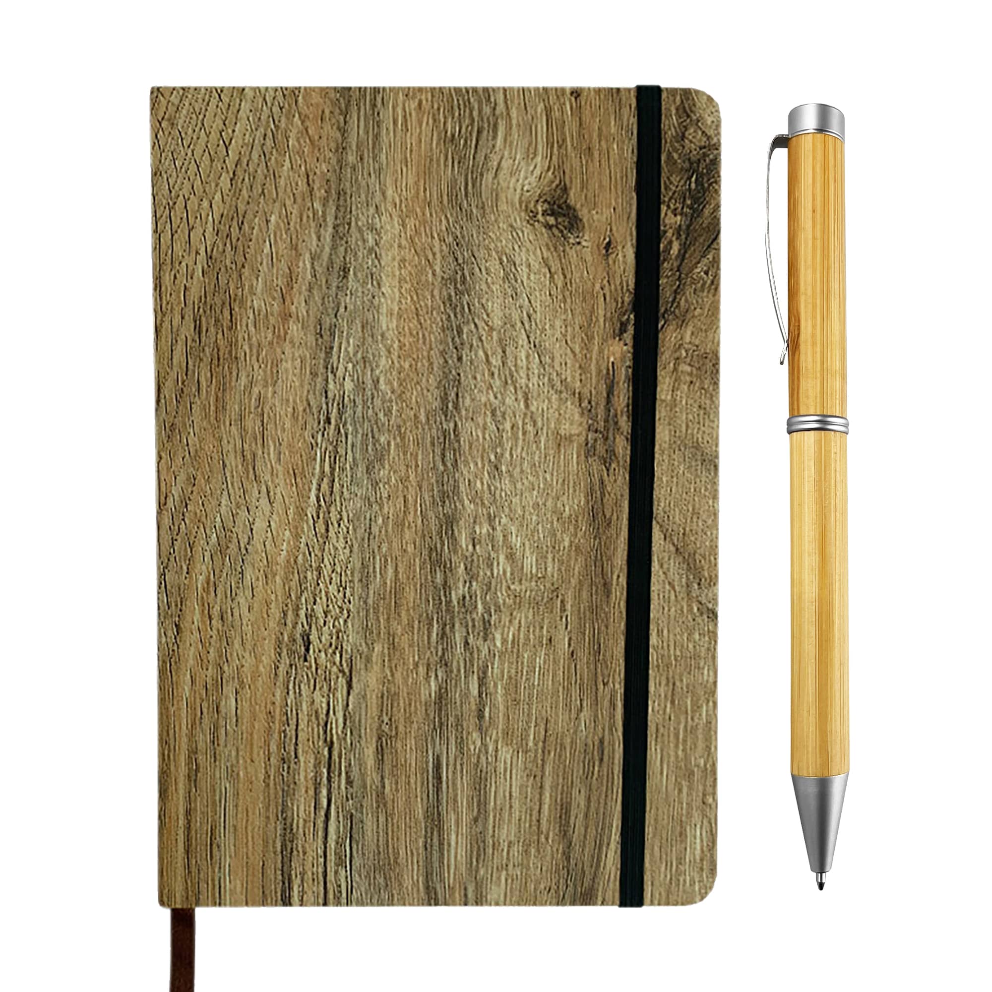Wood Look Notebook and Pen Gift Set [19-GS043]