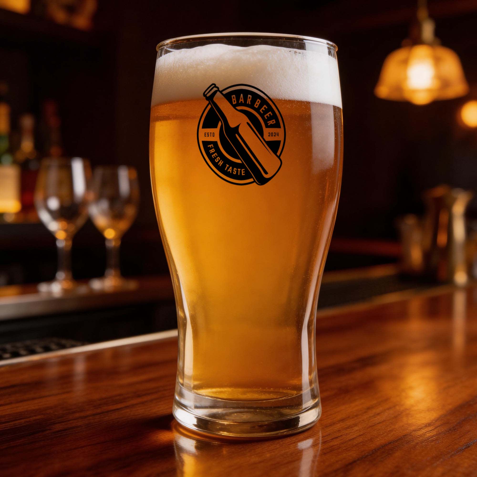Arcal Schooner Beer Glass 550ml [19-GW006]