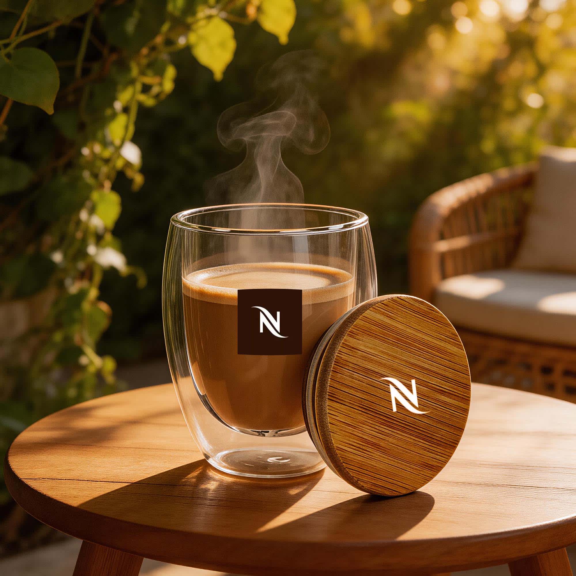 Oxa Double Wall Glass Cup 350ml [19-GW012]