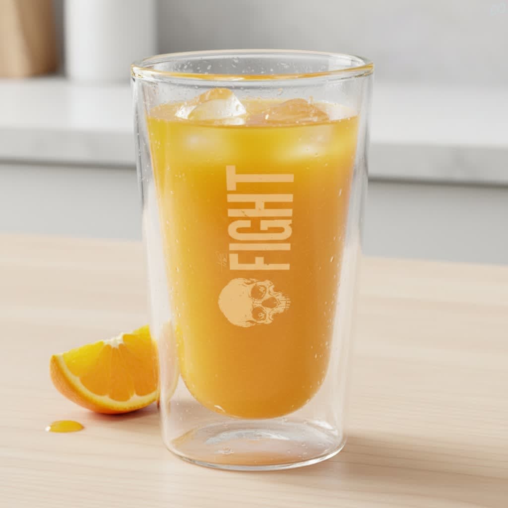 Tirigo Double Wall Glass Tumbler 370ml [19-GW023]