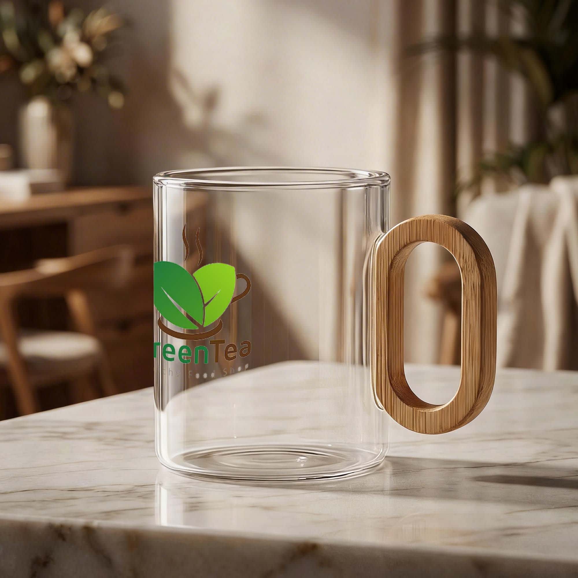 Cottage Glass Coffee Cup [19-GW025]