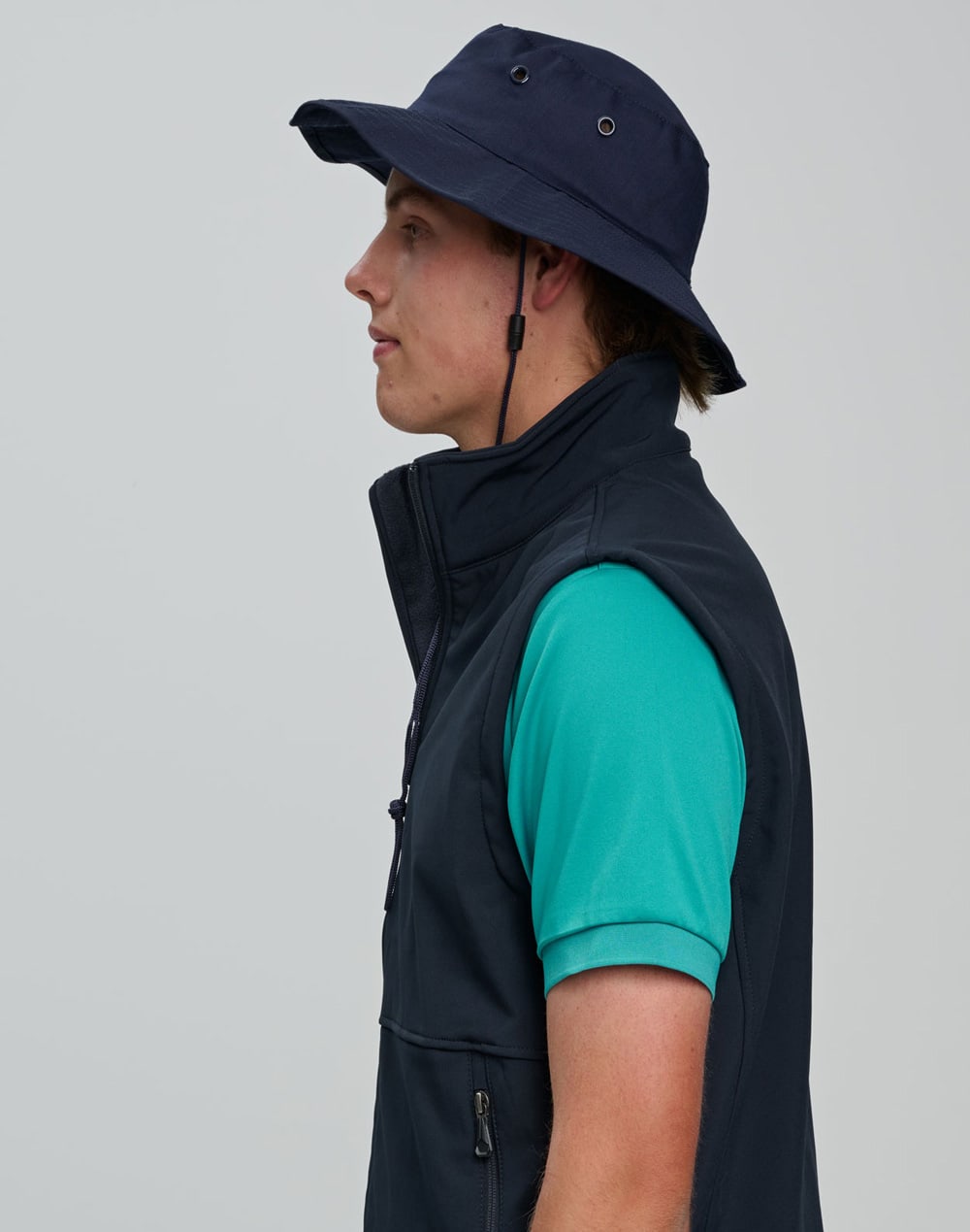 Surf hat with clip on chin strap [53-H1035]