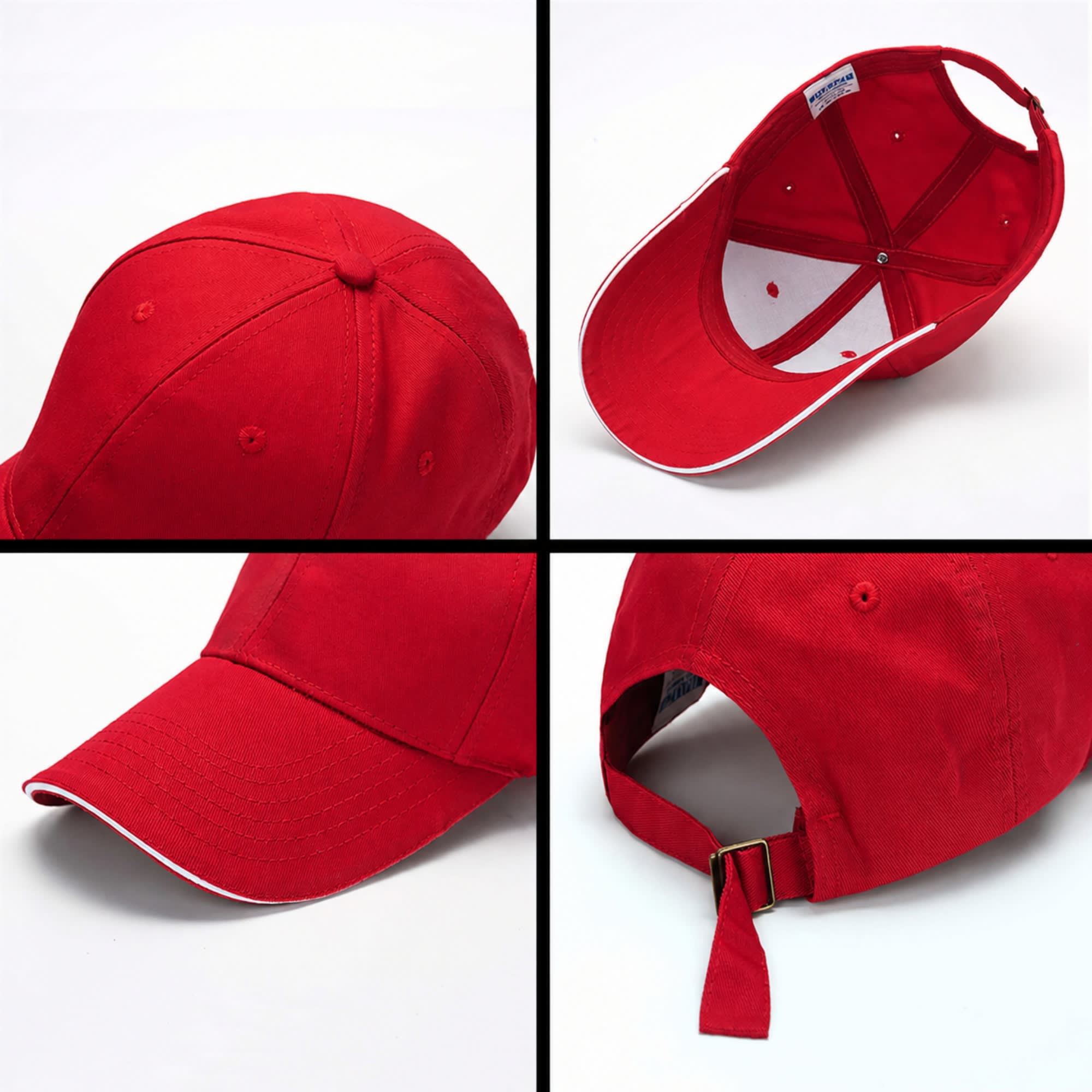 Const 6 Panel Cotton Sandwich Cap [19-HDW005]