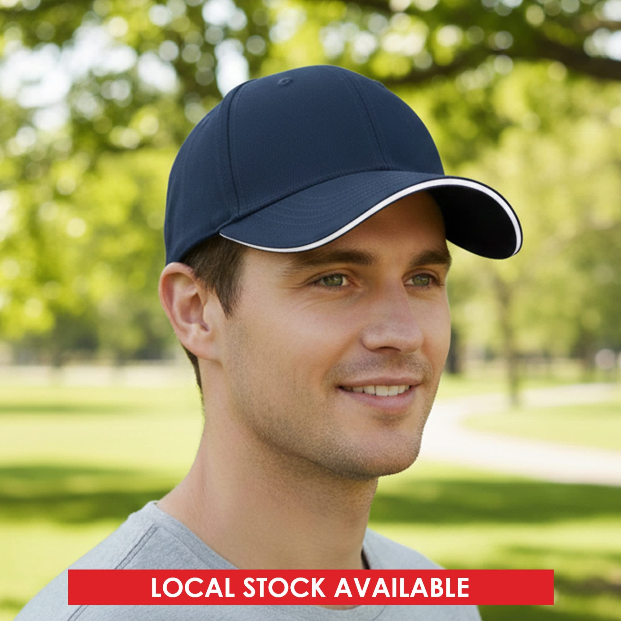 Const 6 Panel Cotton Sandwich Cap [19-HDW005]